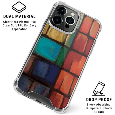 Stained Glass iPhone 16 Pro Clear Case